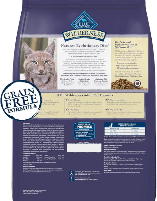 Load image into Gallery viewer, Wilderness High Protein Grain Free, Natural Adult Dry Cat Food
