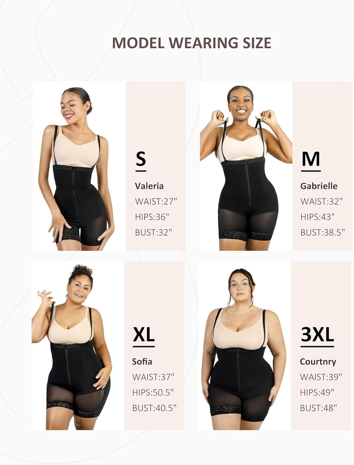 Shapewear for Women Tummy Control Fajas Colombianas Body Shaper for Women Zipper Open Bust Bodysuit Waist Trainer