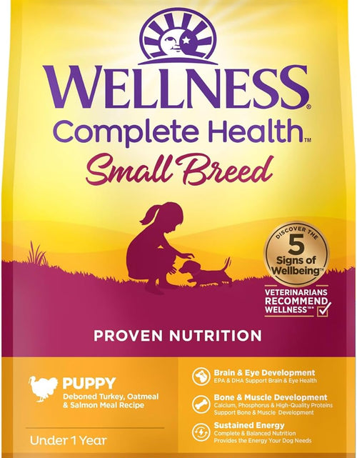 Load image into Gallery viewer, Complete Health Natural Dry Small Breed Dog Food Small Breed Puppy Turkey, Salmon &amp; Oatmeal
