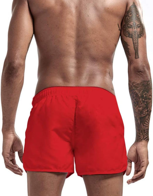 Load image into Gallery viewer, Men&#39;S Gym Workout Shorts, 3&quot; Bodybuilding Running Shorts, 3 Inch Athletic Gym Shorts with Zipper Pockets
