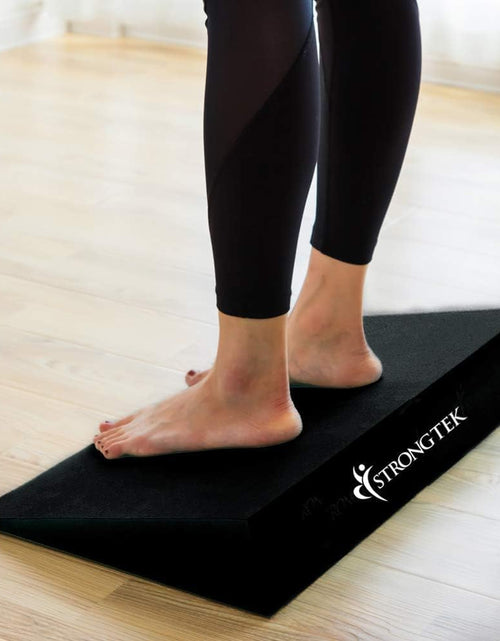 Load image into Gallery viewer, 13&quot; Large Yoga Foam Wedge, Slant Board, Calf Stretcher, Improve Lower Leg Strength, Stability, Incline Wedge, Knee Pad, Back Support, Footrest Cushion, Physical Therapy, One Pair
