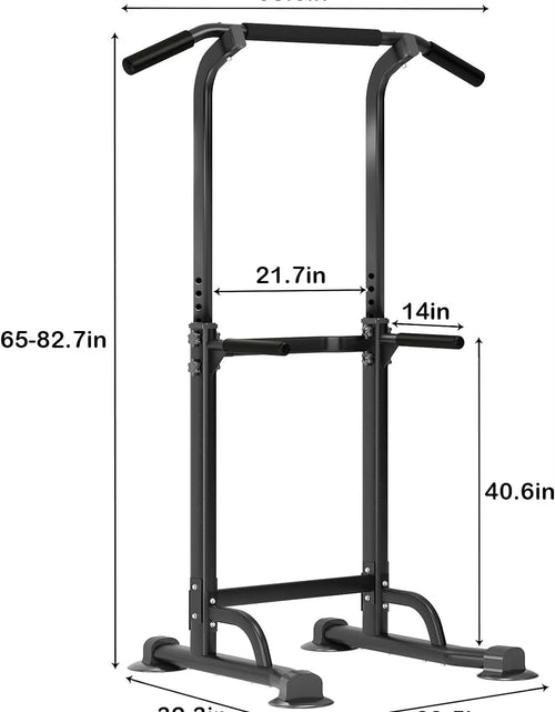 Load image into Gallery viewer, Power Tower Dip Station Pull up Bar for Home Gym Adjustable Height Strength Training Workout Equipment,Pull up Bar Station
