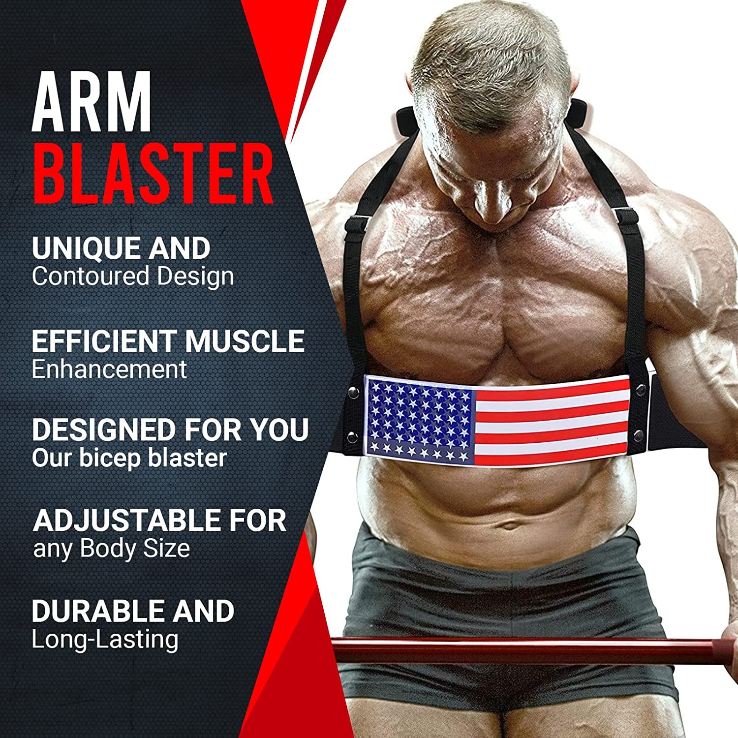 DEFY Bicep Arm Blaster- Arm Blaster for Biceps & Triceps, Workout Bicep Curl Blaster, DEFY Bicep Isolator Arm Blaster- Arm Blaster for Biceps & Triceps Men and Women, Bicep Curl Blaster