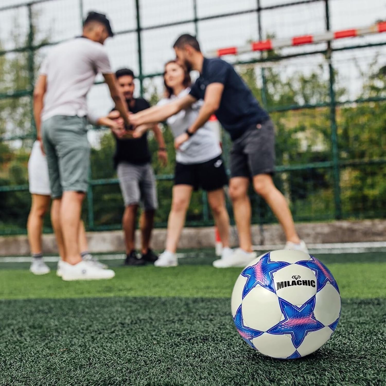 Soccer Ball,  Holographic Soccer Ball Reflective Soccer Gifts for Boys, Girls, Men, Women Indoor-Outdoor Soccer Training