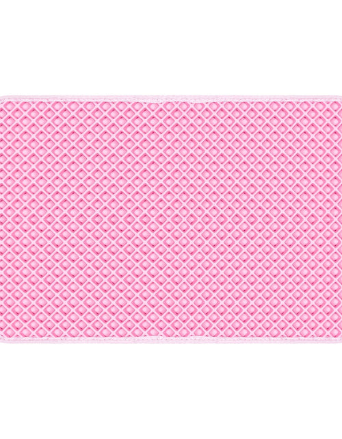 Load image into Gallery viewer, Double Layer anti Tracking Waterproof Cat Litter Trapping Mat Pink
