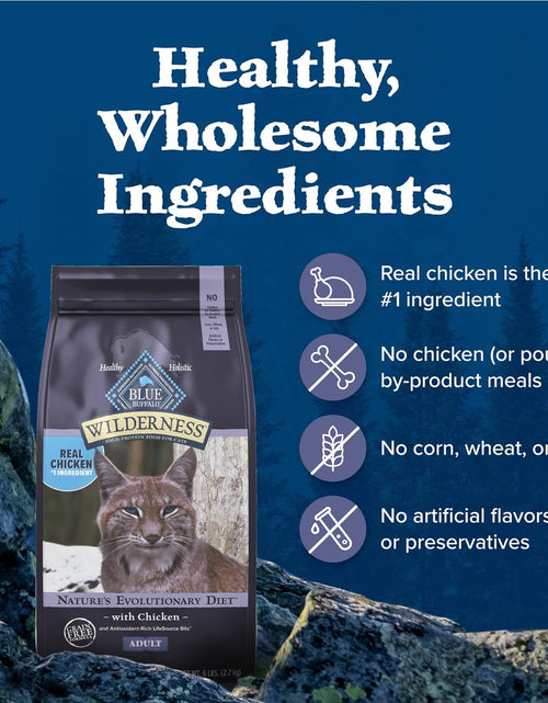 Load image into Gallery viewer, Wilderness High Protein Grain Free, Natural Adult Dry Cat Food
