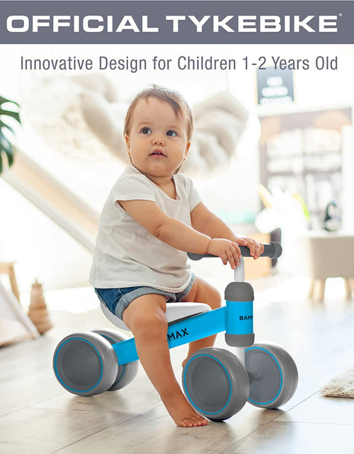 Load image into Gallery viewer, Official Tykebike® Toddler &amp; Baby Bike | Toddler &amp; Baby Balance Bike Ride on Toy | Easy Glide Wheels &amp; Safer Toddler Bike Steering | Indoor/Outdoor Baby &amp; Toddler Ride on Toy for 1+ Year Old
