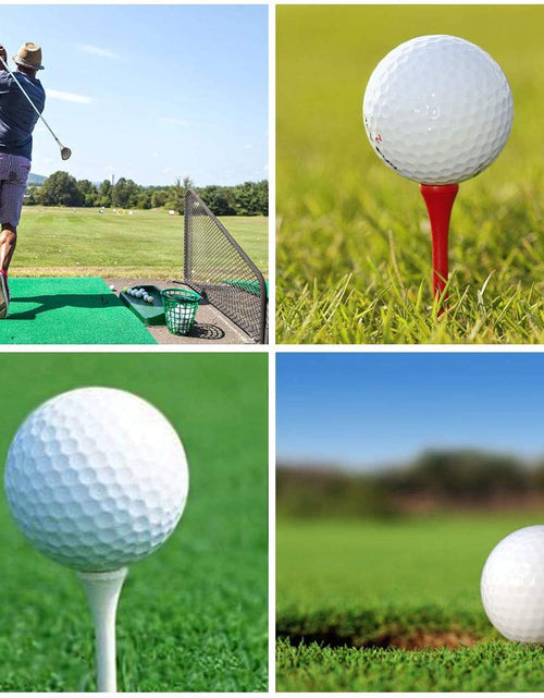 Load image into Gallery viewer, Golf Tees Professional Natural Wood Golf Tees Pack of 100, Golfing Tees Multiple Colors Size 3-1/4 Inch, 2-3/4 Inch or 2-1/8 Inch, Tall Golf Tees Bulk Reduce Side Spin and Friction
