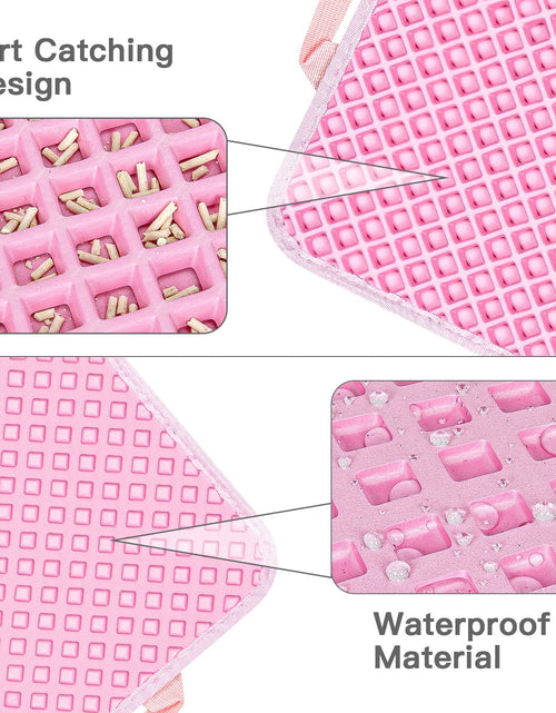 Load image into Gallery viewer, Double Layer anti Tracking Waterproof Cat Litter Trapping Mat Pink
